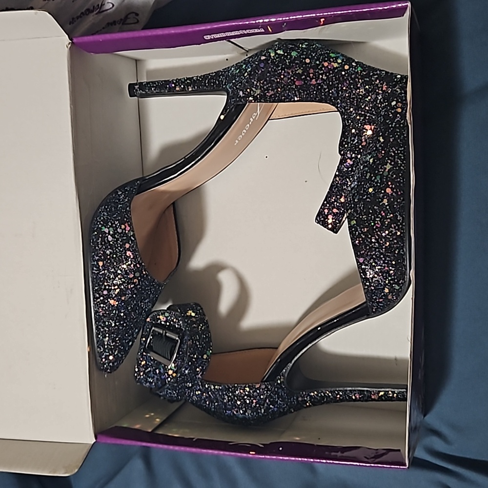 Glitter heels